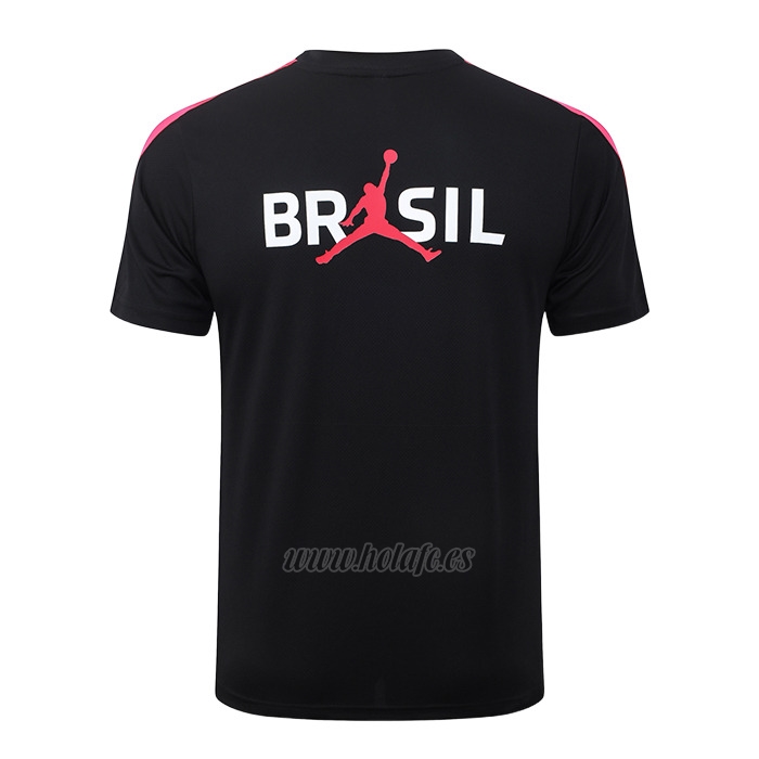 Camiseta de Entrenamiento Brasil 2026-2027 Negro - Pantalon Corto